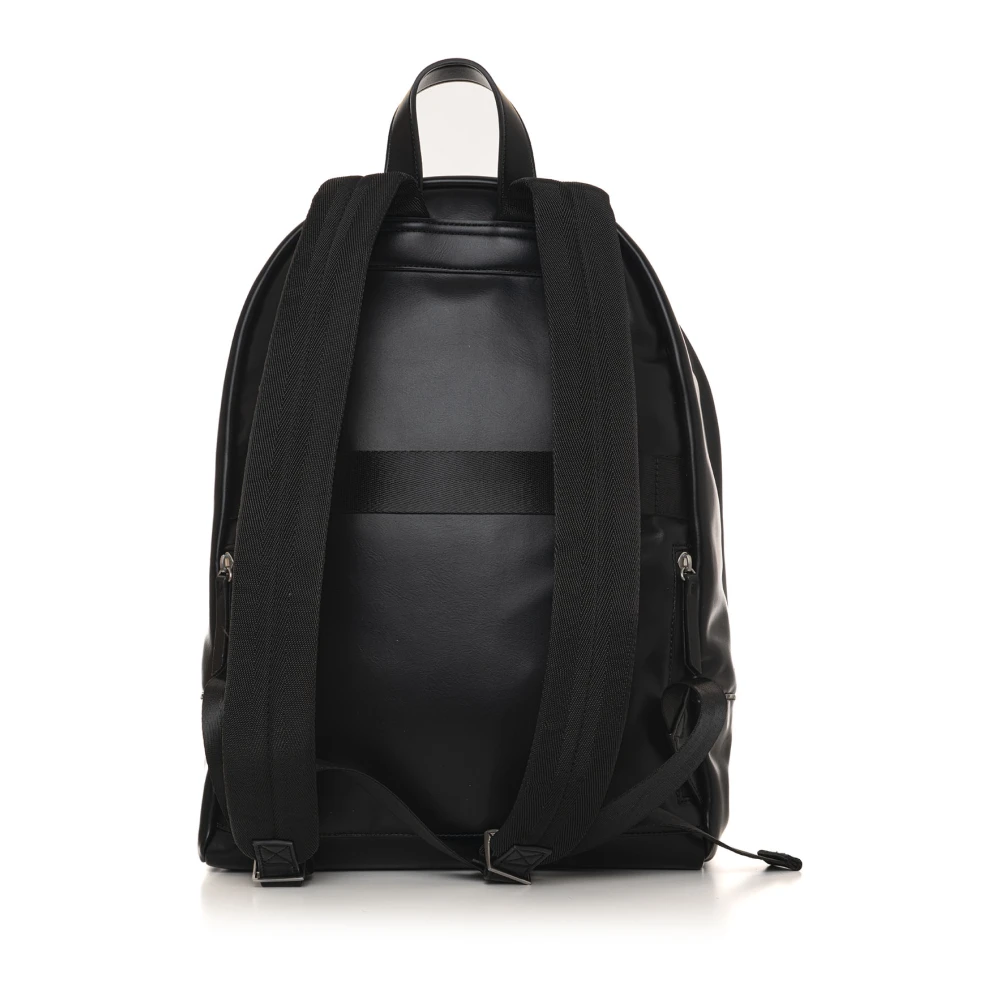 Guess Stijlvolle Milano Rugzak met Ritssluiting Black Heren