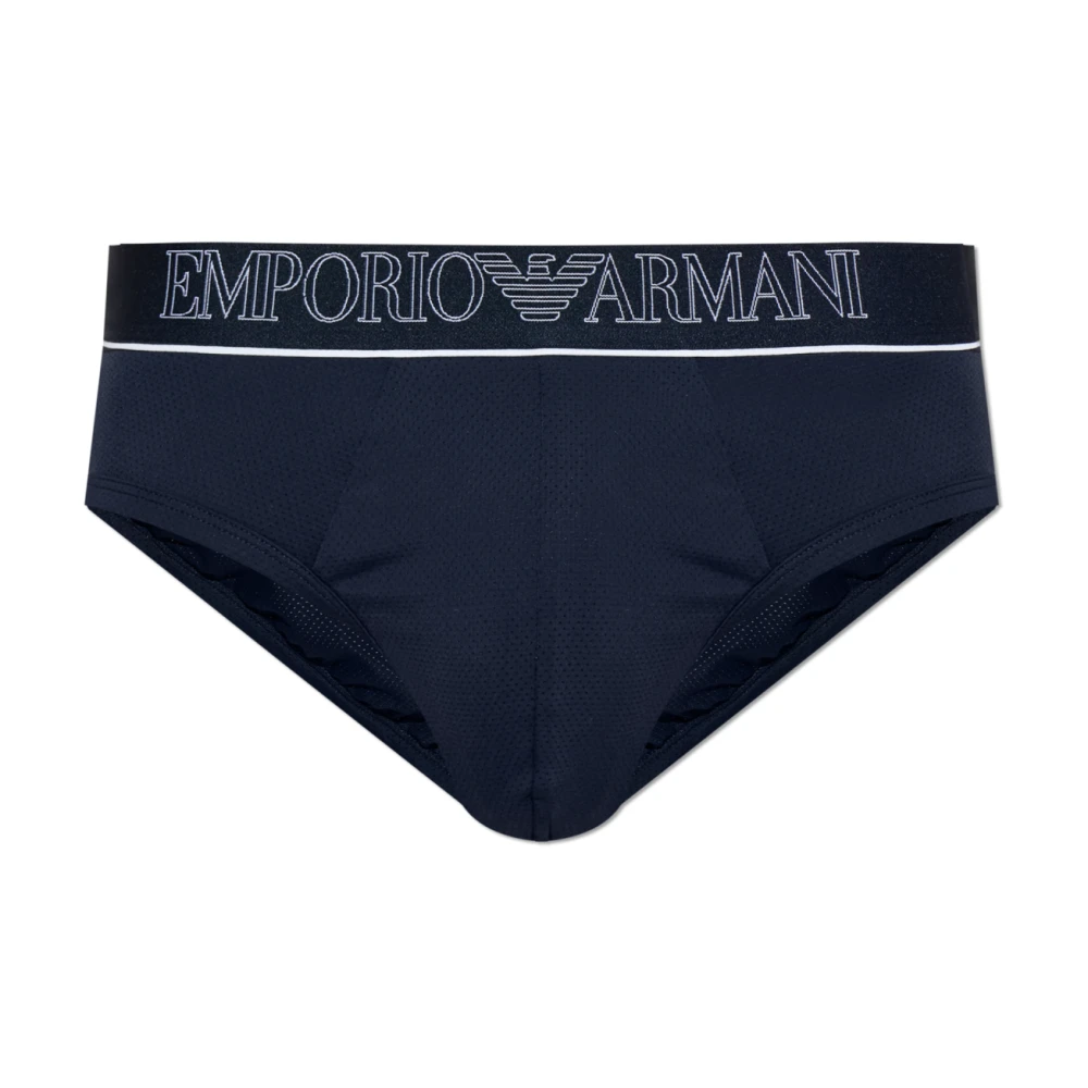 Emporio Armani Herren Blau Unterwäsche, Xlgröße: