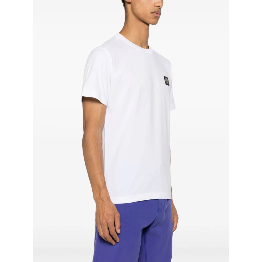 Stone Island Witte T-shirts & Polo's voor mannen White Heren