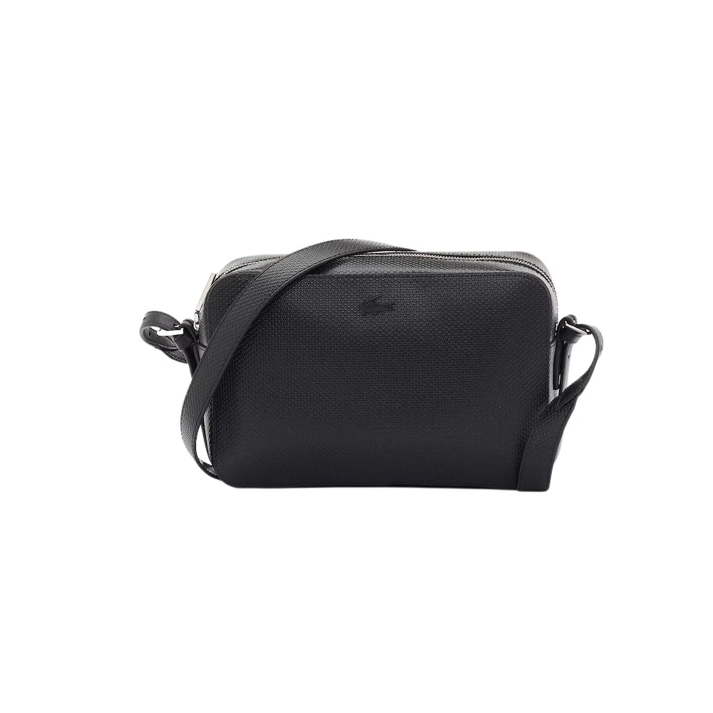 Lacoste Women's Black Adjustable Cross Body Bag