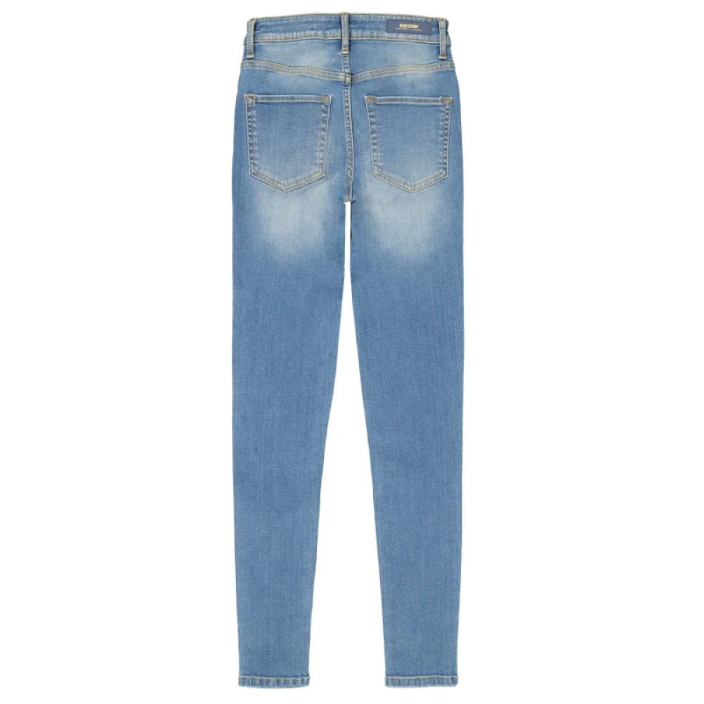 Raizzed Hoge taille super skinny jeans in zacht stretch denim Blue Dames