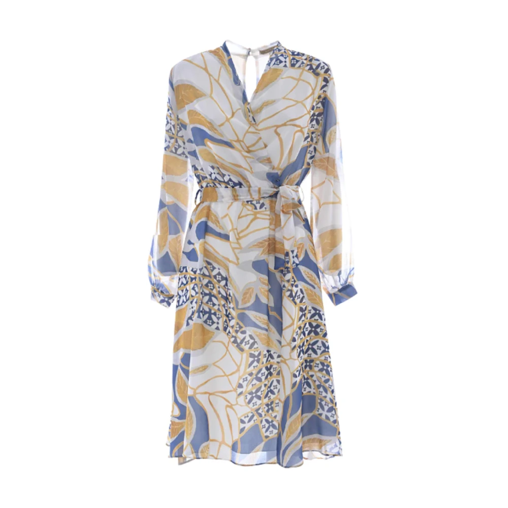 Kocca Women's Multicolor Midi Dresses, M, Orinana F6063