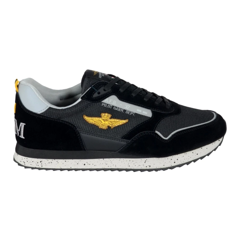 Aeronautica Militare Sc0288Uct03545 Sneaker Heren Schoenen Zwart
