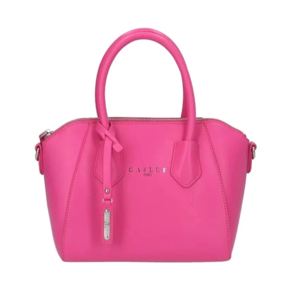 Gaëlle Paris Veelzijdige Eco-leren Schoudertas Pink Dames