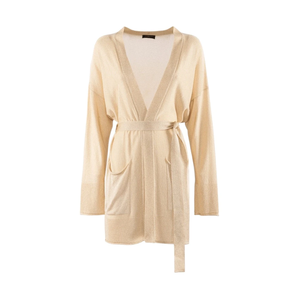 Nenette Women's Beige Cardigans, S, Ciliegia Cardigan