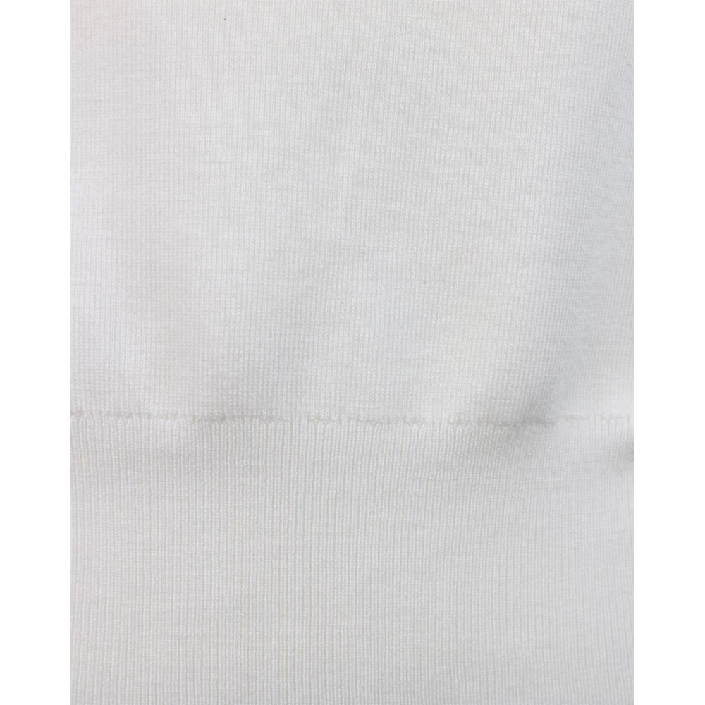 P.a.r.o.s.h. Witte Boothals Kimono Sweater White Dames