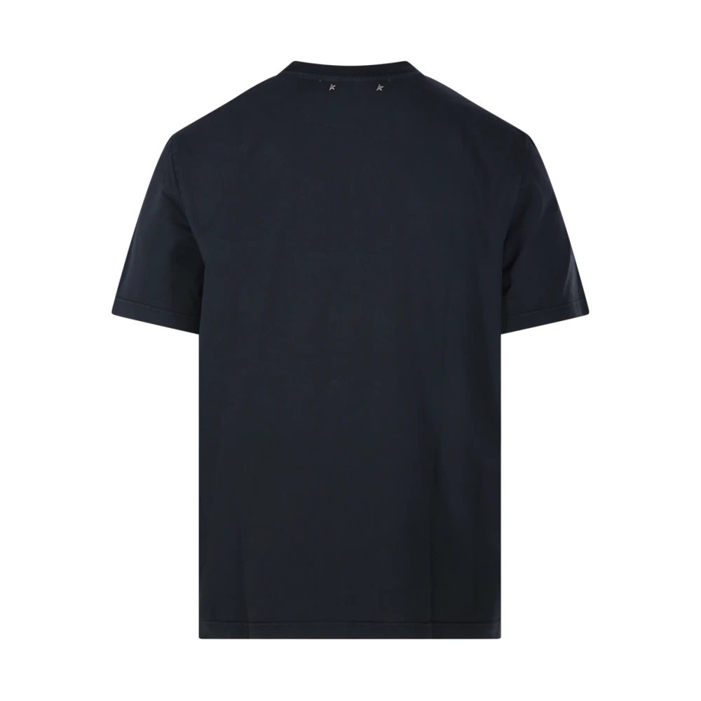 Golden Goose Regular Geverfd Bedrukt T-shirt Black Heren