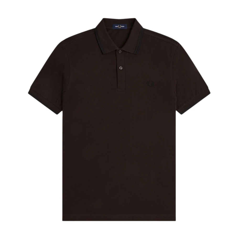 Fred Perry , Polo Shirts, Male, Brown, S, T-Shirts And Polos