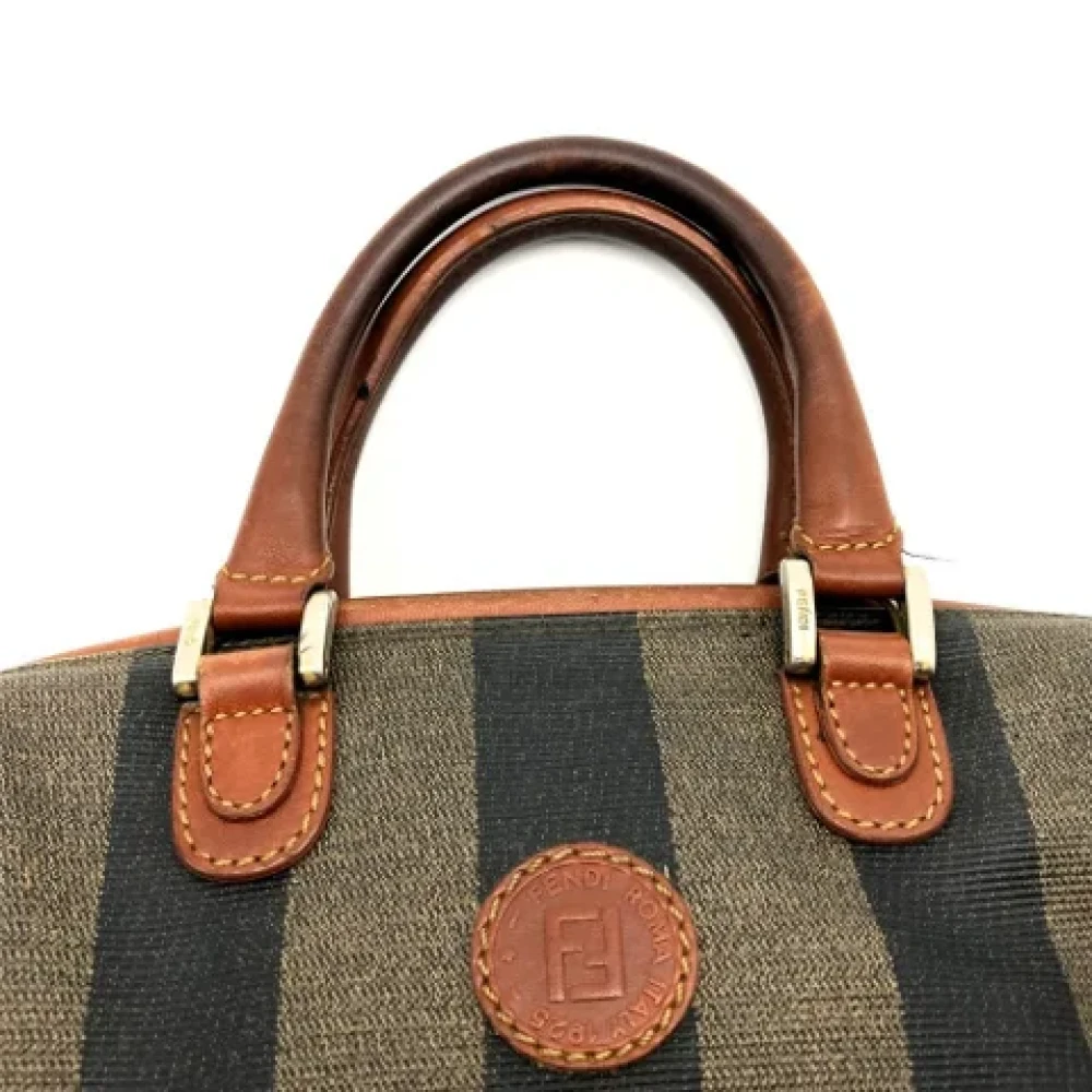 Fendi Vintage Pre-owned Canvas travel-bags Brown Dames