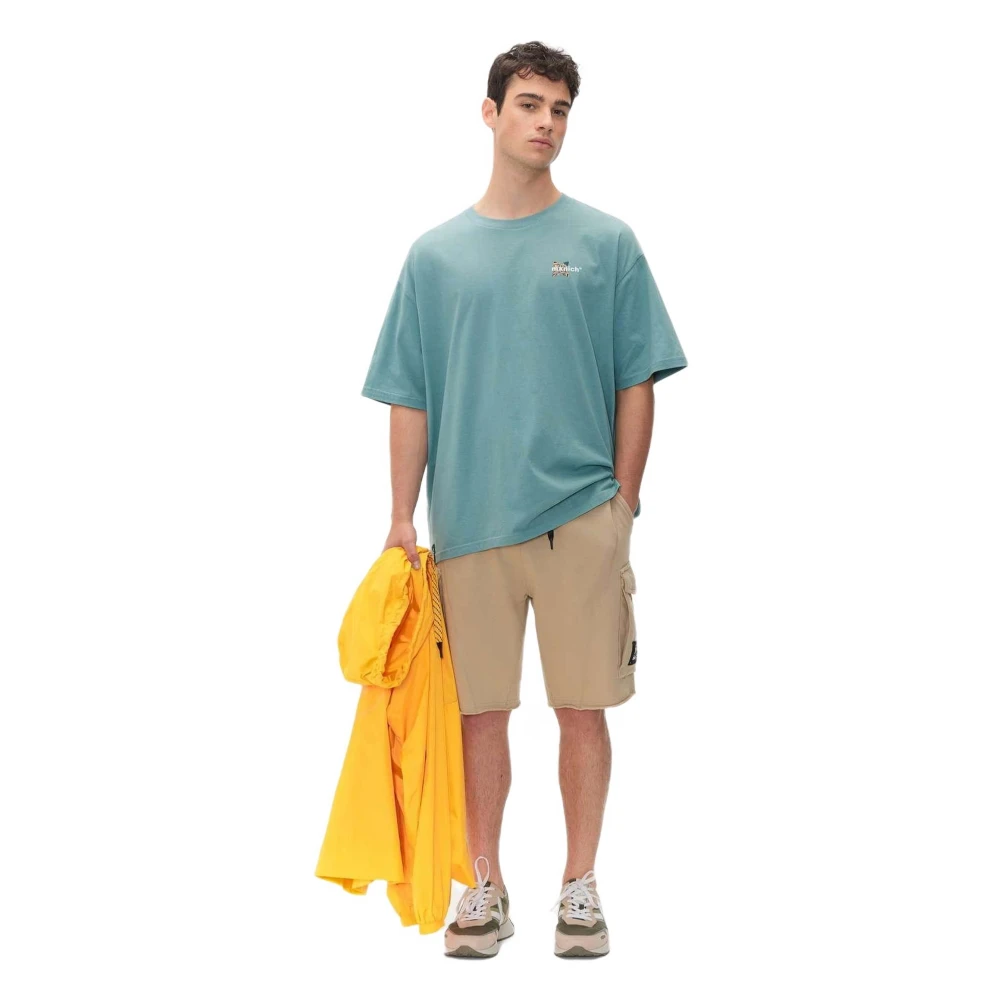 Munich Oversize Psicodelia T-shirt Green Heren