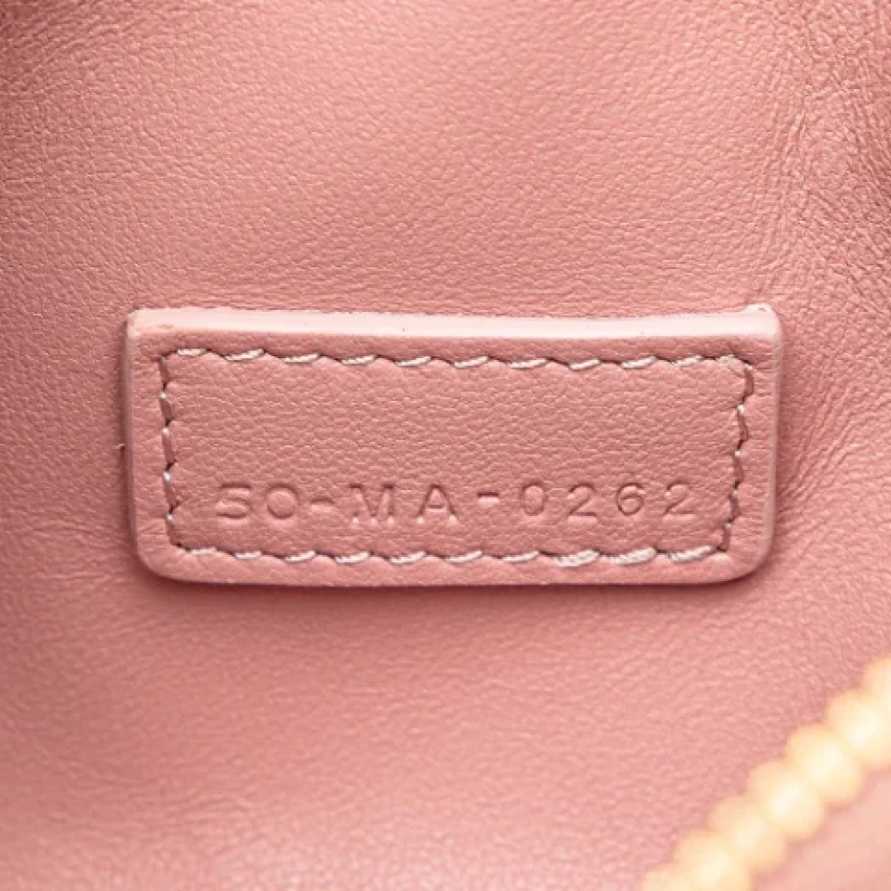 Dior Vintage Pre-owned Leather clutches Pink Dames
