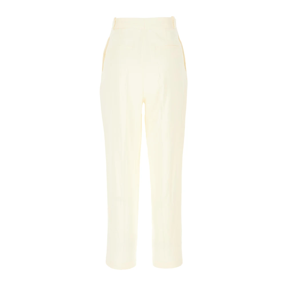Elisabetta Franchi Stijlvolle Broeken voor Vrouwen Beige Dames