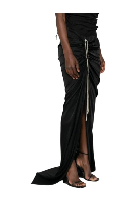 Edfu Draped Maxi Skirt