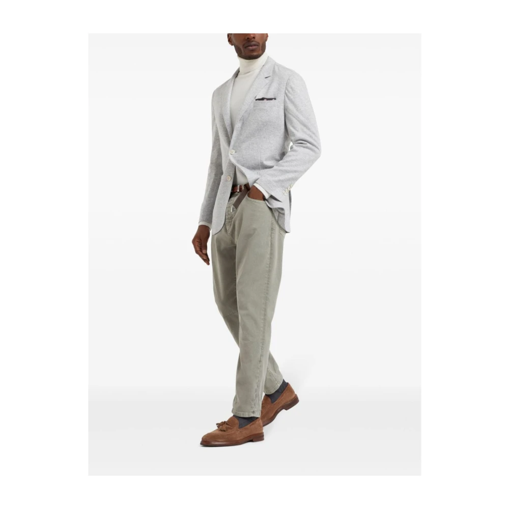 BRUNELLO CUCINELLI Stijlvolle Jassen voor Mannen White Heren