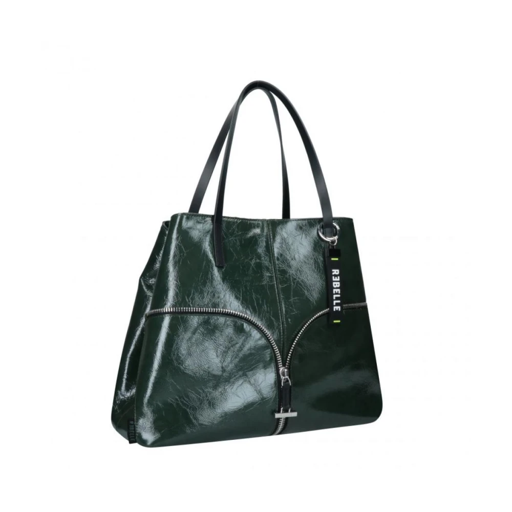 Rebelle America shopping tas naplack Urban collectie Green Dames
