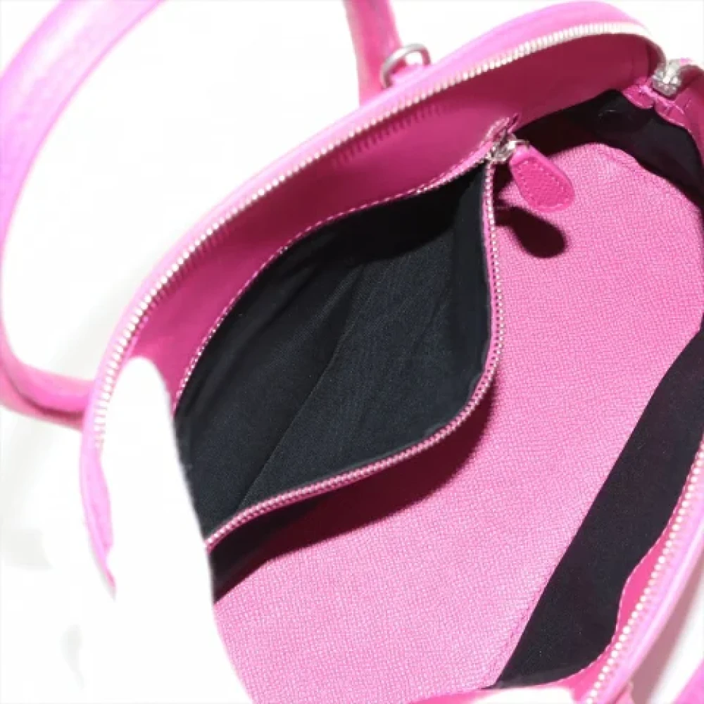 Balenciaga Vintage Pre-owned Leather handbags Pink Dames