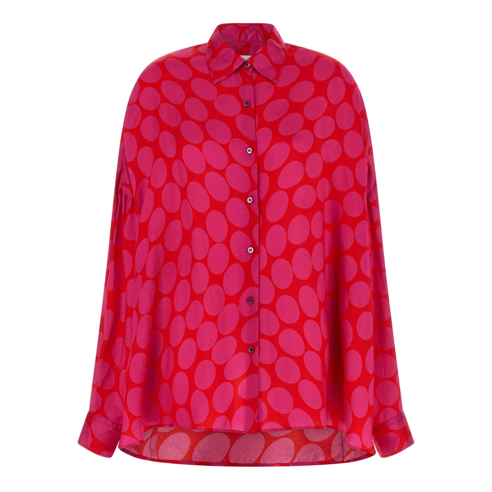 Dries Van Noten Women's Pink Shirts, M, Casia Shirt