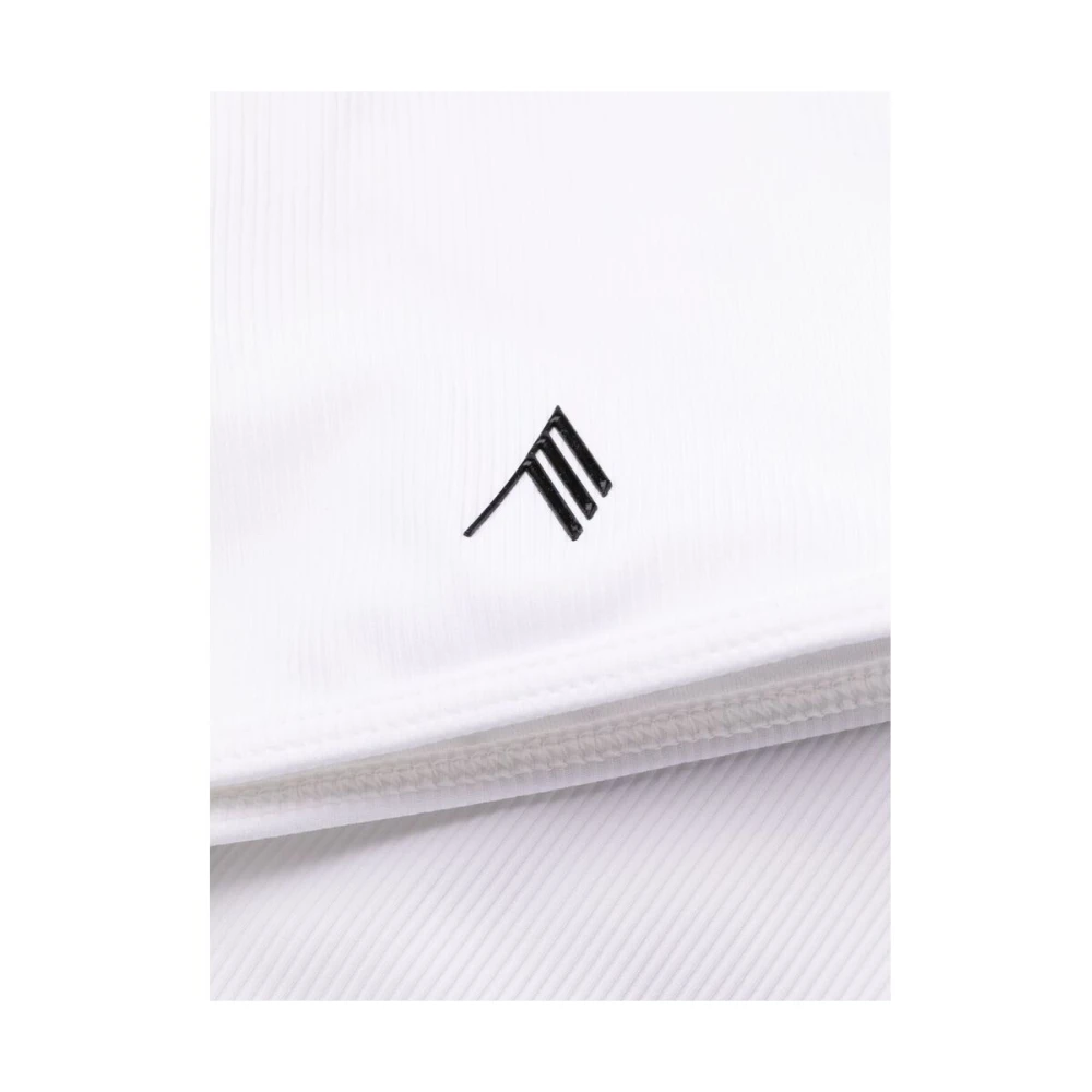 The Attico Wit Geribbeld Strandkleding Set White Dames