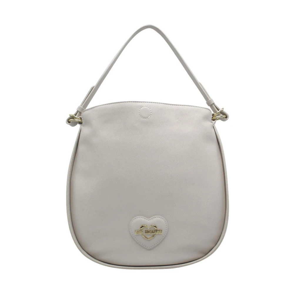 Love Moschino Ivoor Schoudertas Synthetisch Materiaal Beige Dames