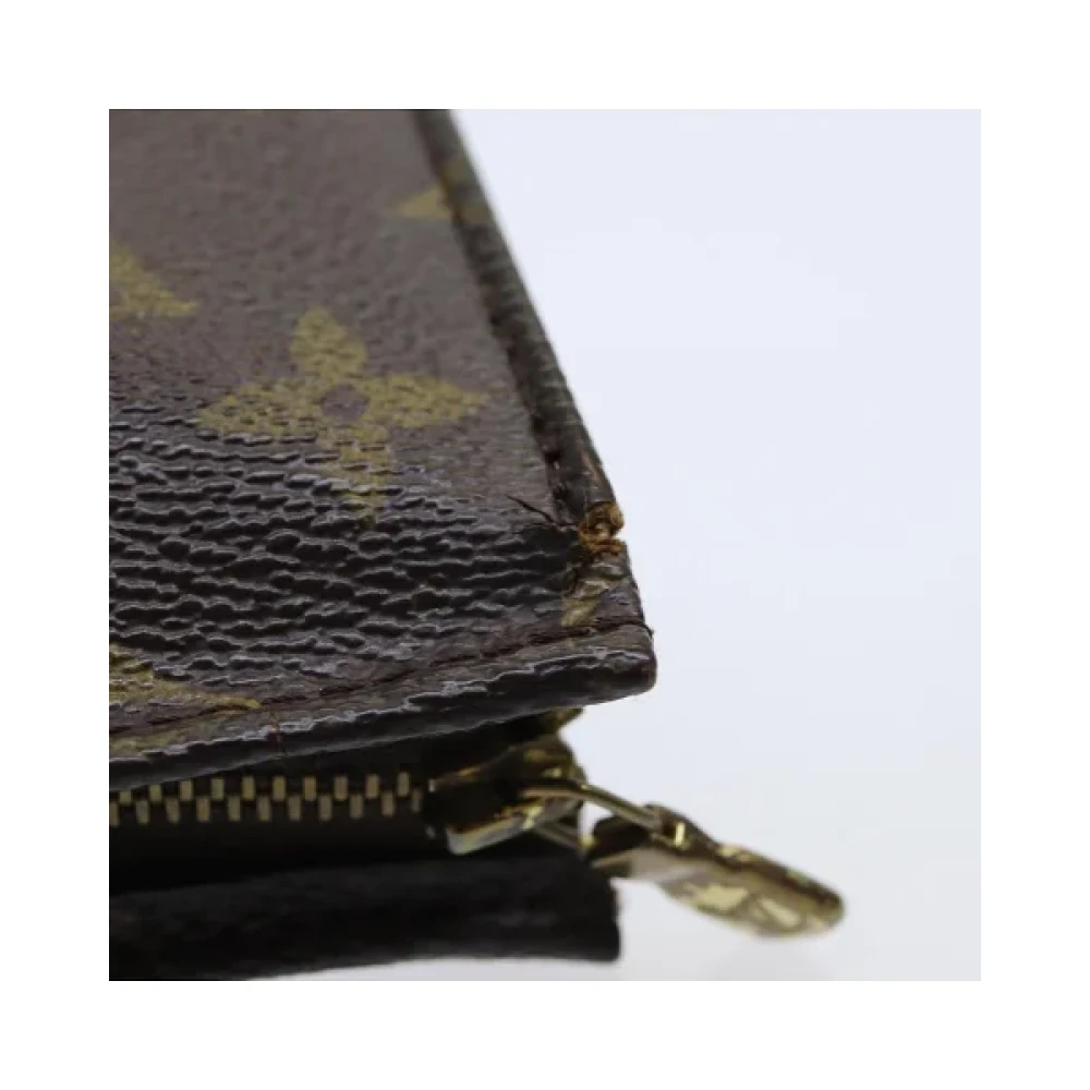 Louis Vuitton Vintage Pre-owned Canvas wallets Brown Dames