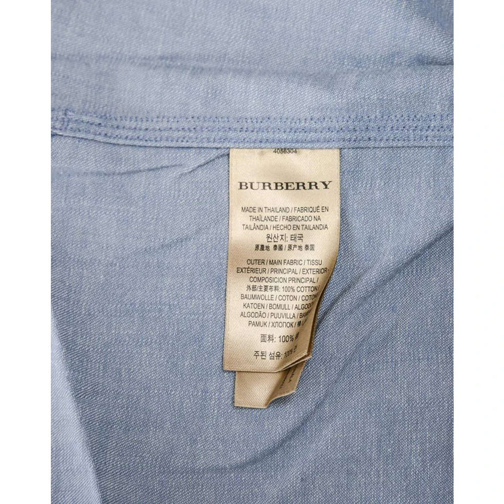 Burberry Boxstone Shirt voor Mannen Blue Heren