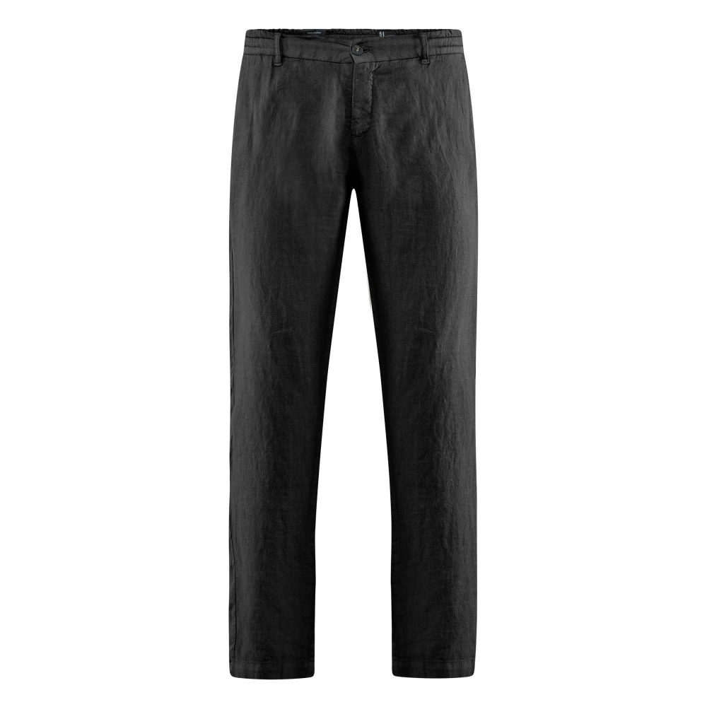 Bomboogie Herr Svart Byxor W36, Linne, Jogger Fit Linnebyxor