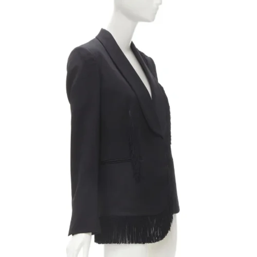 Stella McCartney Pre-owned Wool outerwear Black Dames