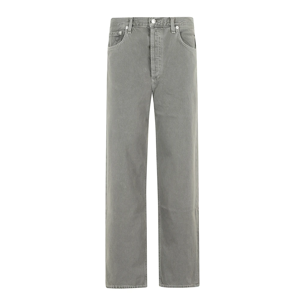 Agolde Dollar Low Slung Baggy Jeans Gray Dames