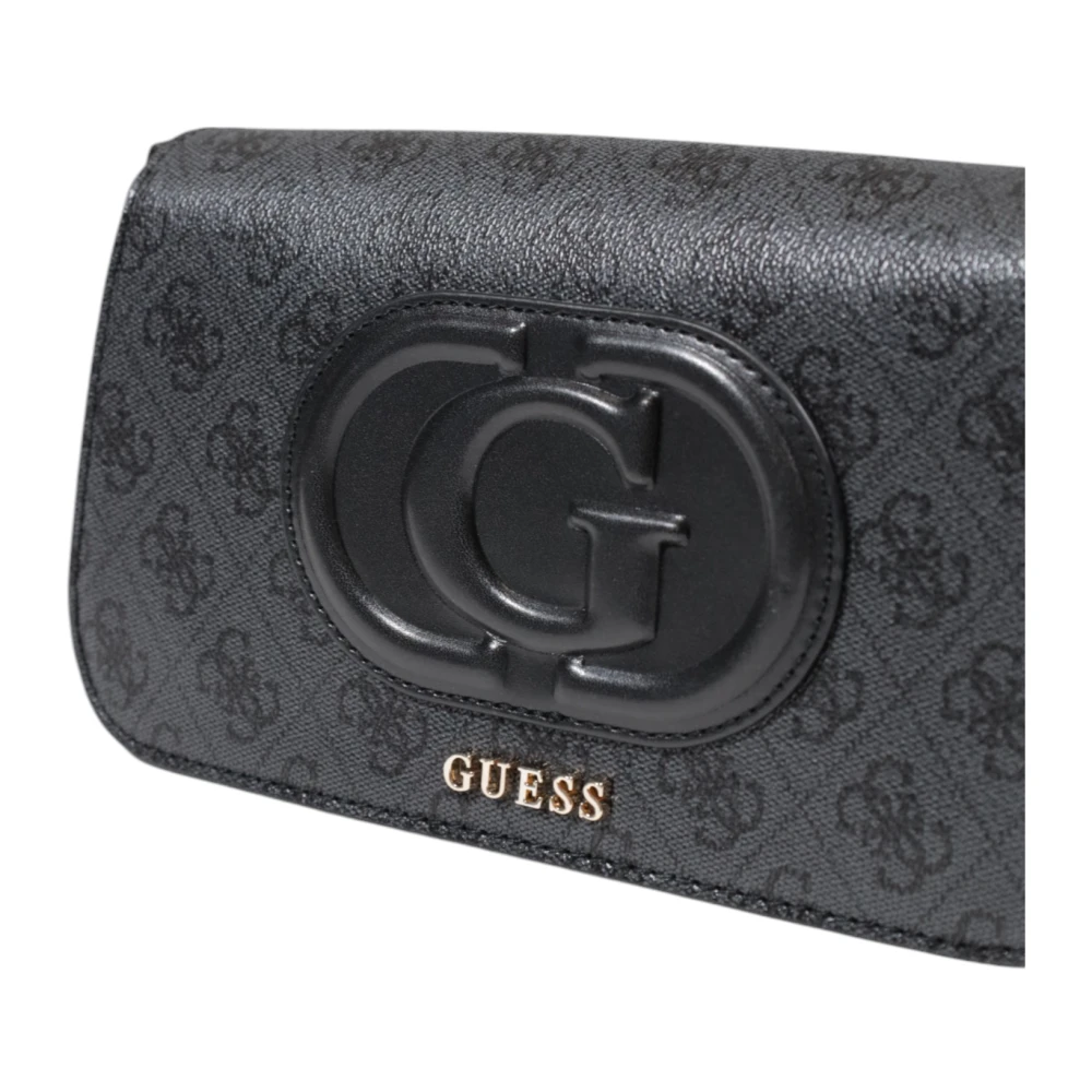 Guess Herfst Winter Dames Middelgrote Tas Collectie Black Dames