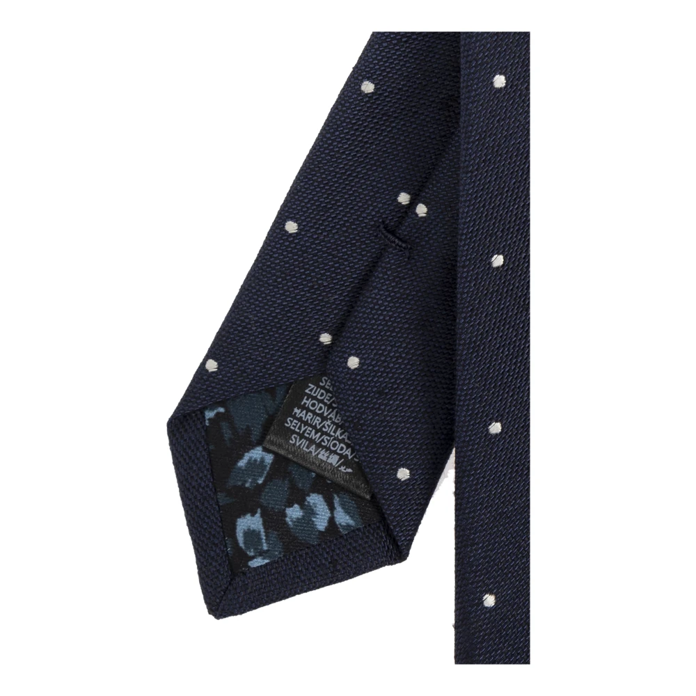 Paul Smith Stropdas met zijdeafwerking Blue Heren