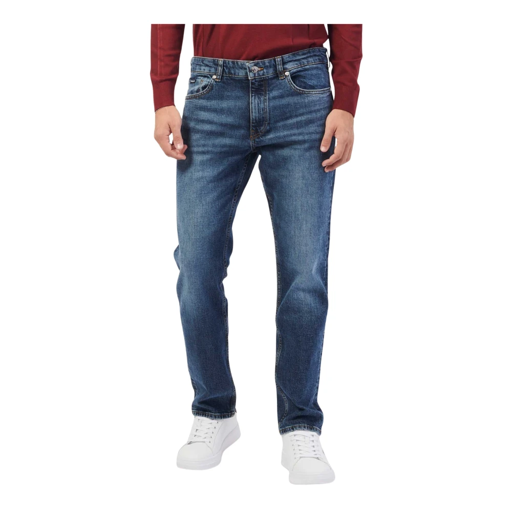Hugo Boss Slim Fit Blauwe Jeans Delaware Blue Heren