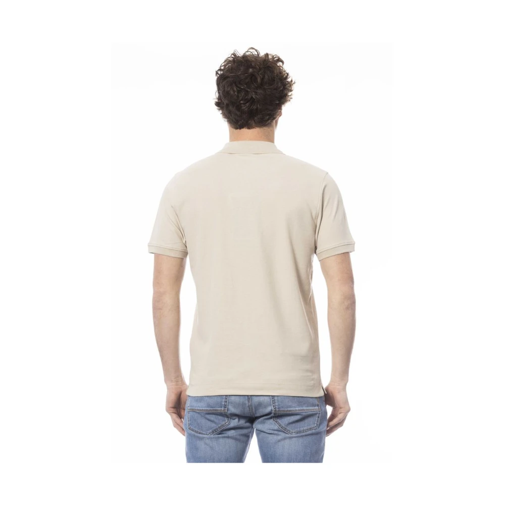 Invicta Beige Katoenen Poloshirt met Logo Beige Heren