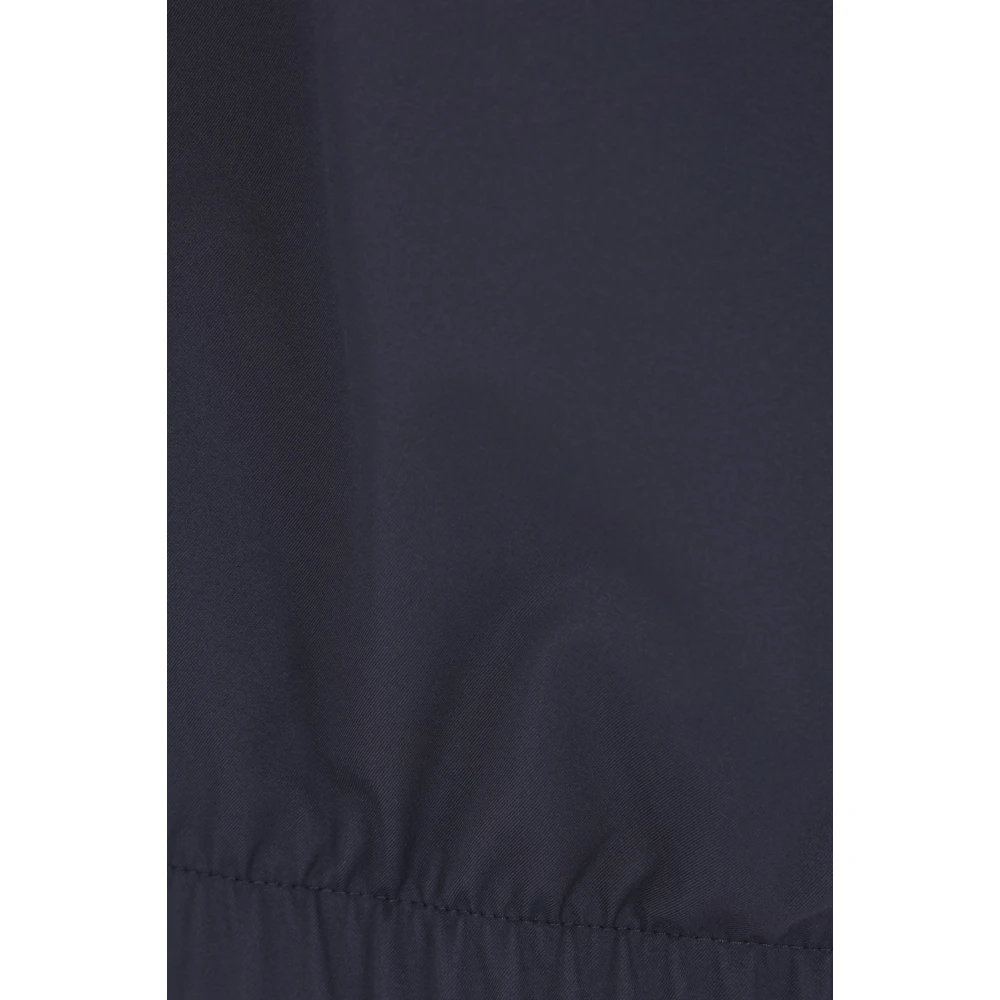 Loro Piana Navy Blauw Kasjmier Jas Italië Gemaakt Blue Heren