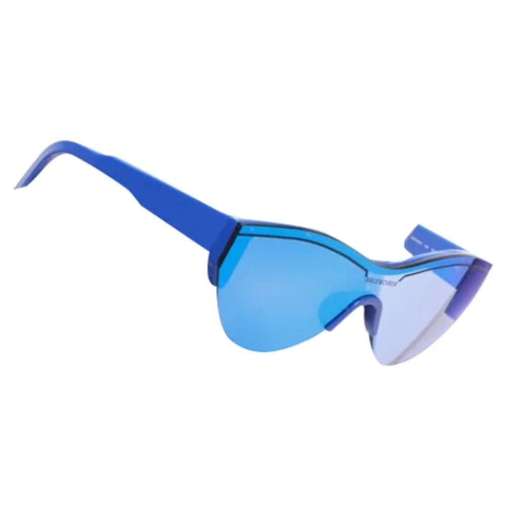 Balenciaga Vintage Pre-owned Acetate sunglasses Blue Dames