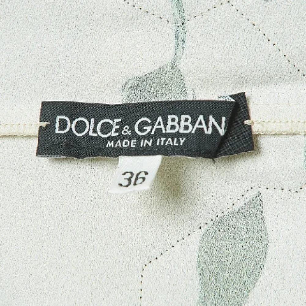 Dolce & Gabbana Pre-owned Fabric tops Beige Dames