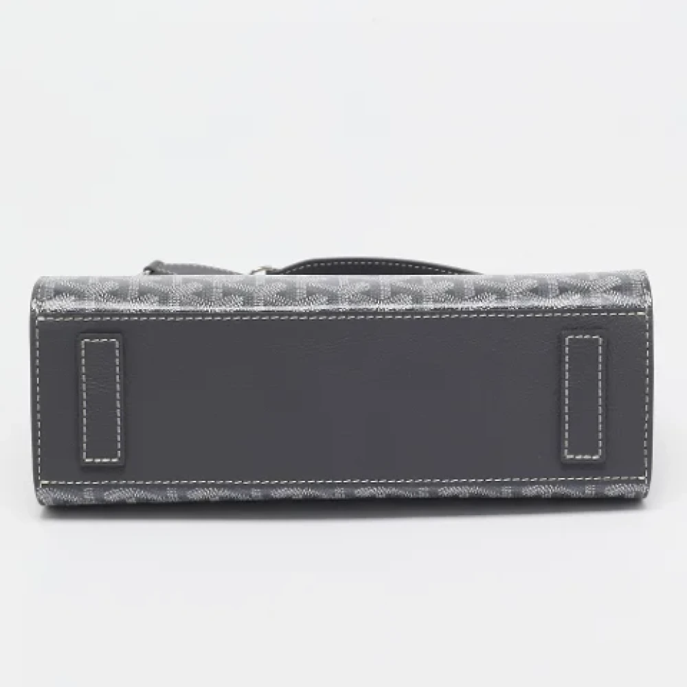 Goyard Vintage Pre-owned Leather shoulder-bags Gray Dames