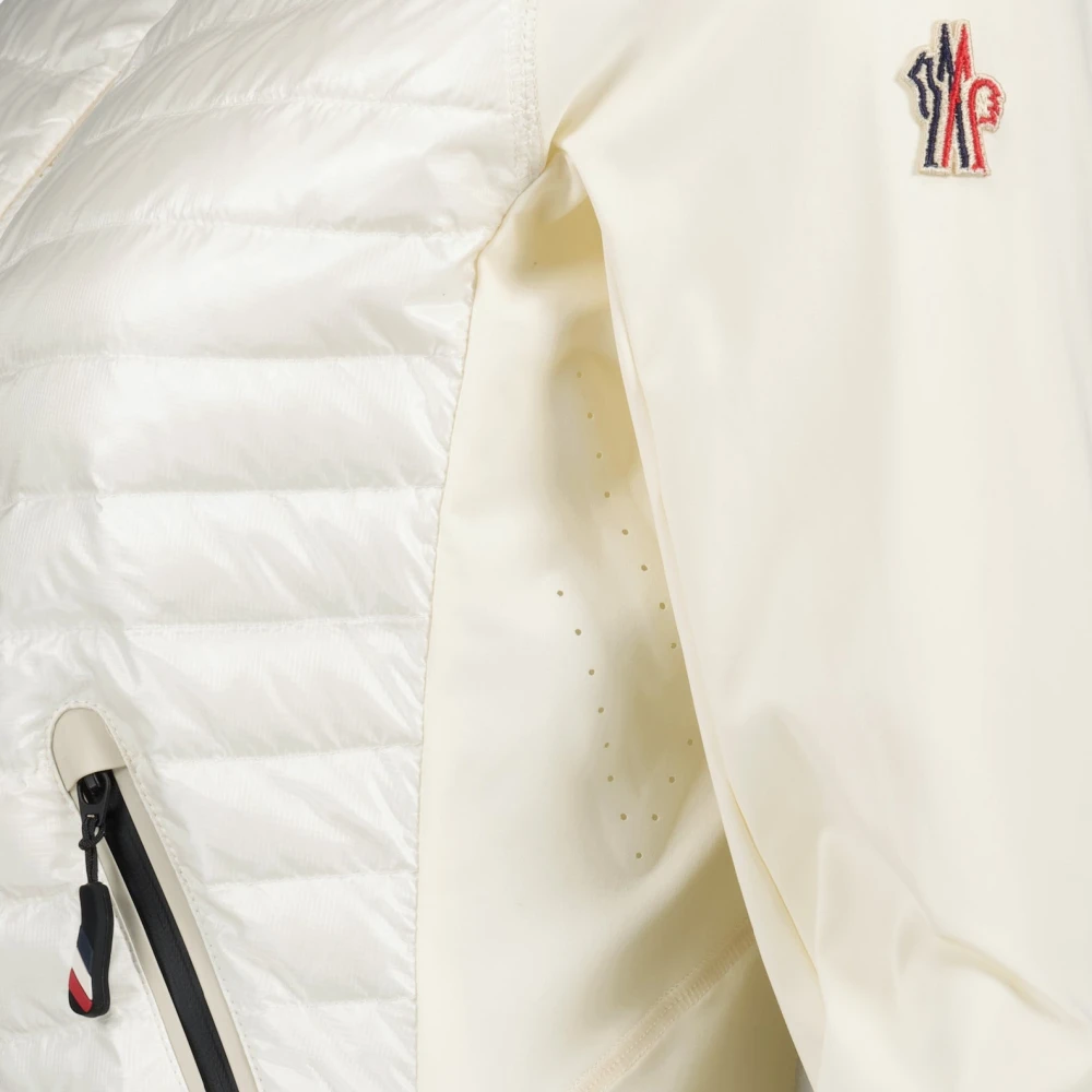 Moncler Witte Nylon Jas Lente-Zomer 2024 White Dames