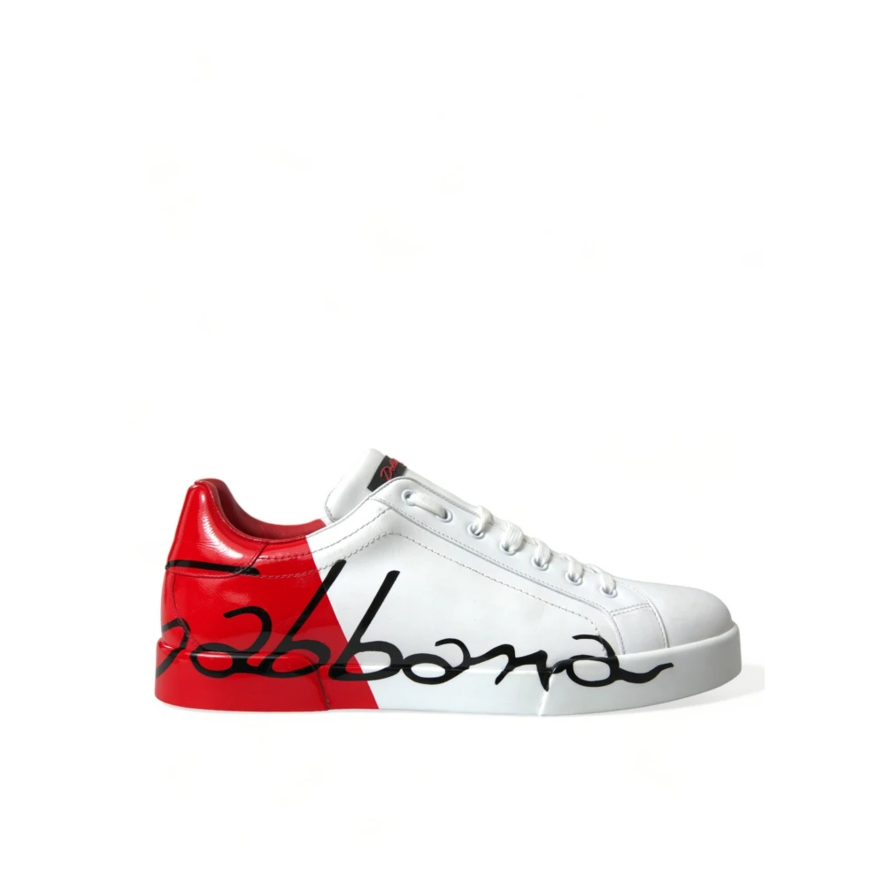 Dolce & Gabbana Men's Classic Leather Low Top Sneakers