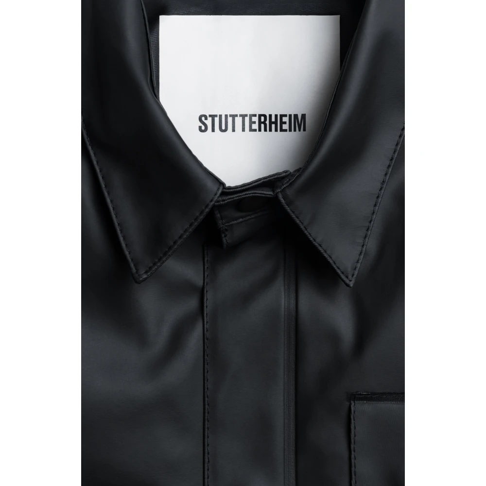 Stutterheim Waterdichte Winter Overshirt Jas Black Heren