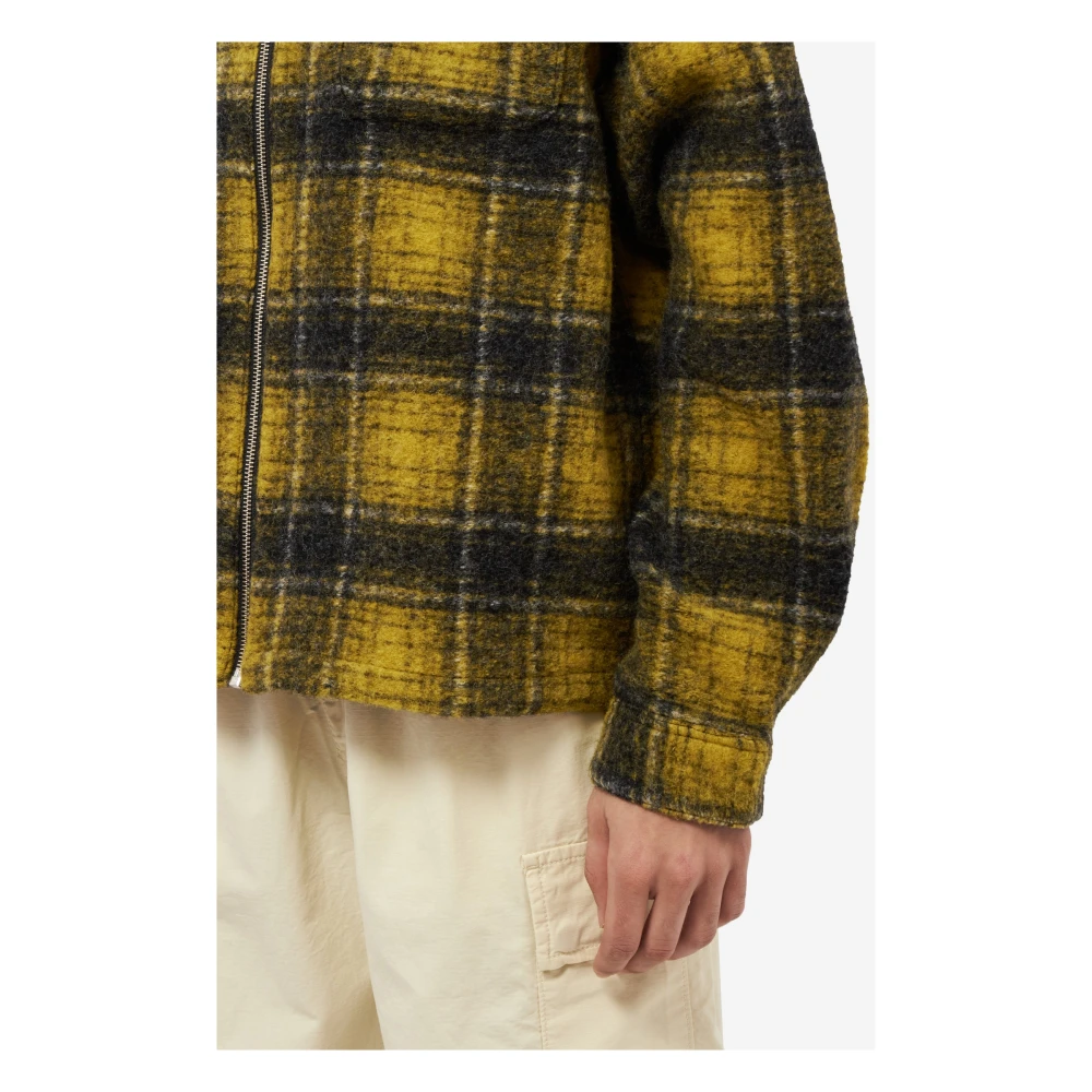 Stüssy Geruite Wol Zip Jas Multicolor Heren