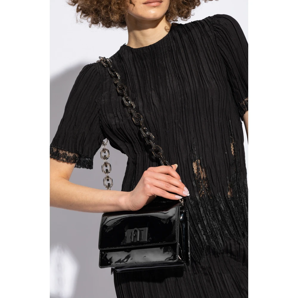 Furla 1927 Mini Schoudertas Black Dames