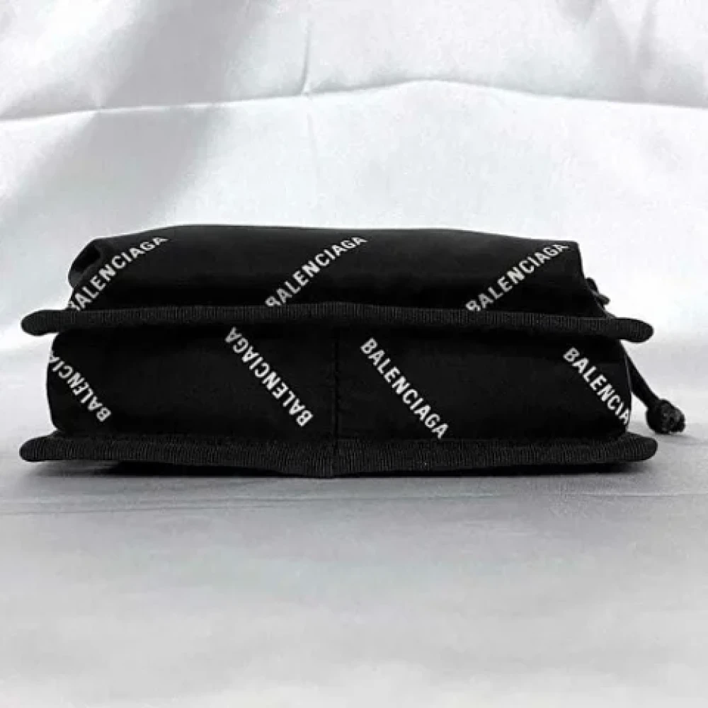Balenciaga Vintage Pre-owned Nylon shoulder-bags Black Dames