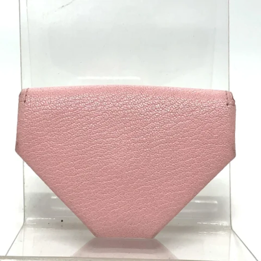 Hermès Vintage Pre-owned Leather wallets Pink Dames