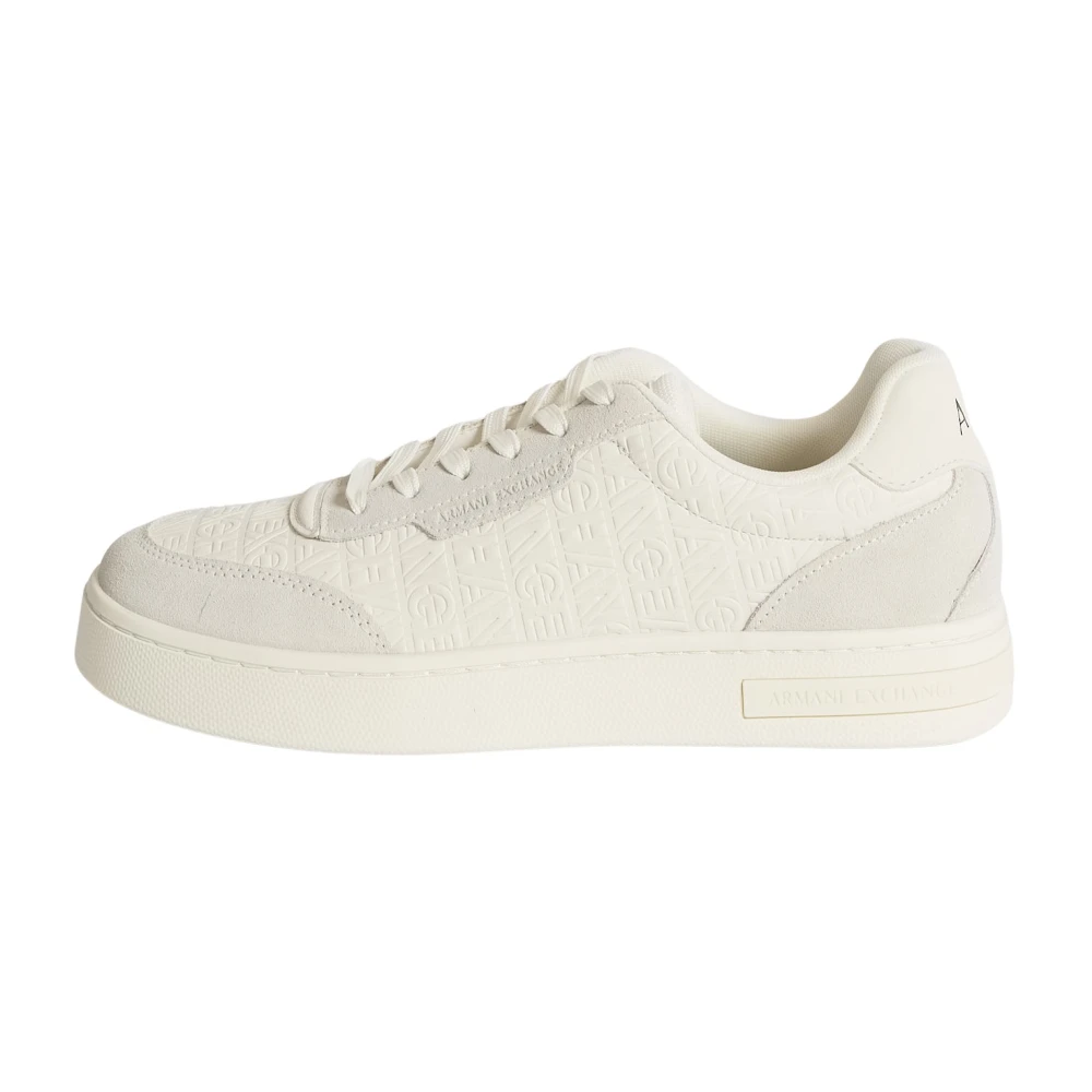 Armani Exchange Uomo Bianco - Sneakers In Tessuto Tecnico - Shoes - 41 Eu