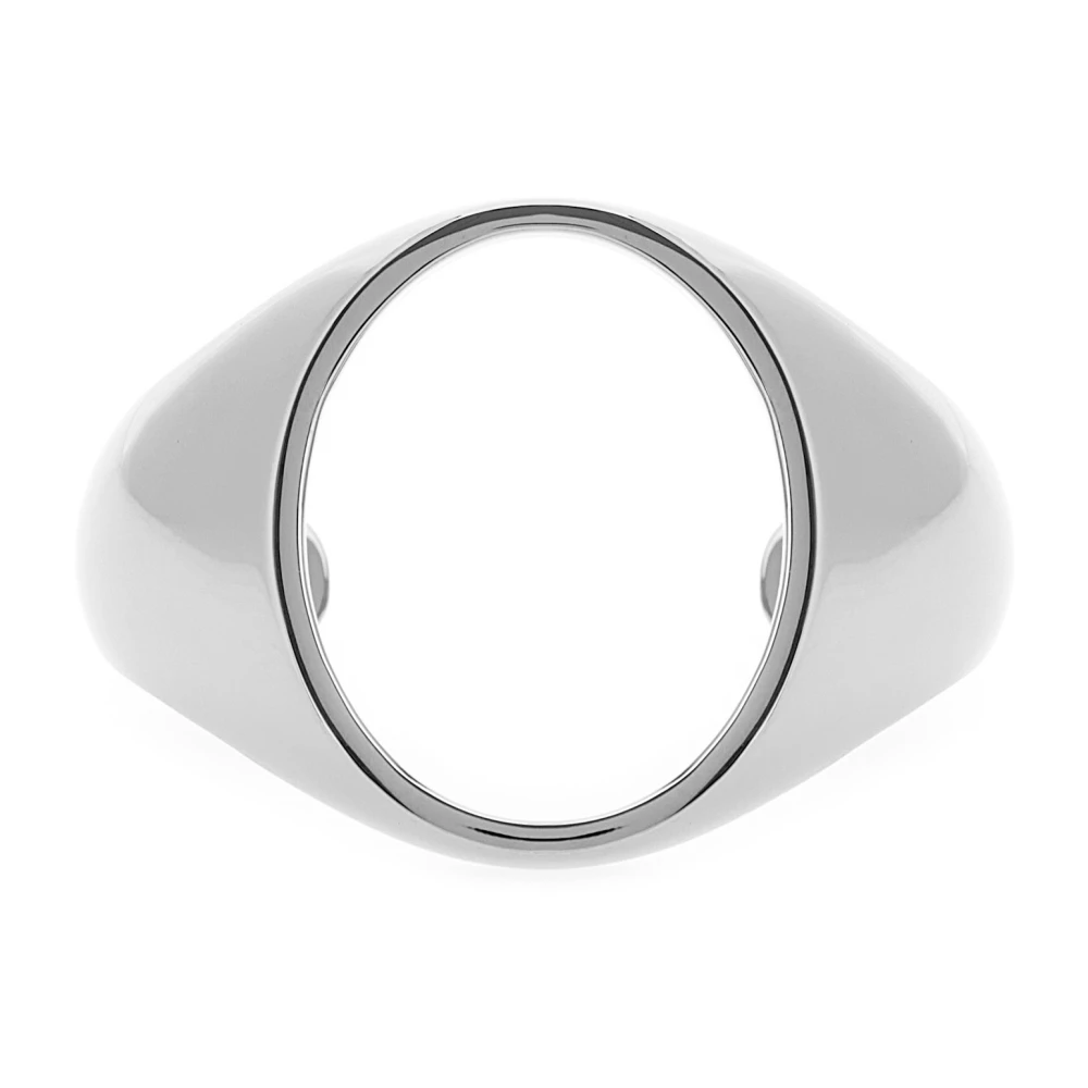 Mm6 Maison Margiela Women's Gray Chevalière Bracelet