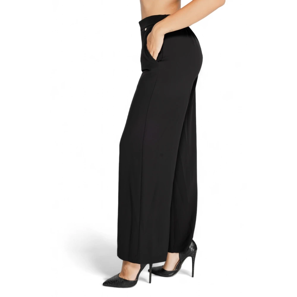 RINASCIMENTO Zwarte Zip Broek Black Dames