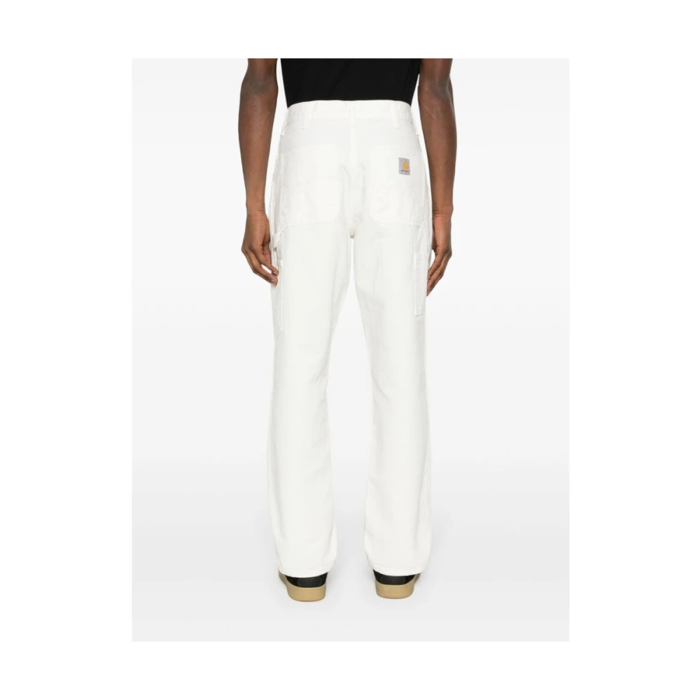 Carhartt WIP Biologisch Katoenen Timmermansbroek White Heren