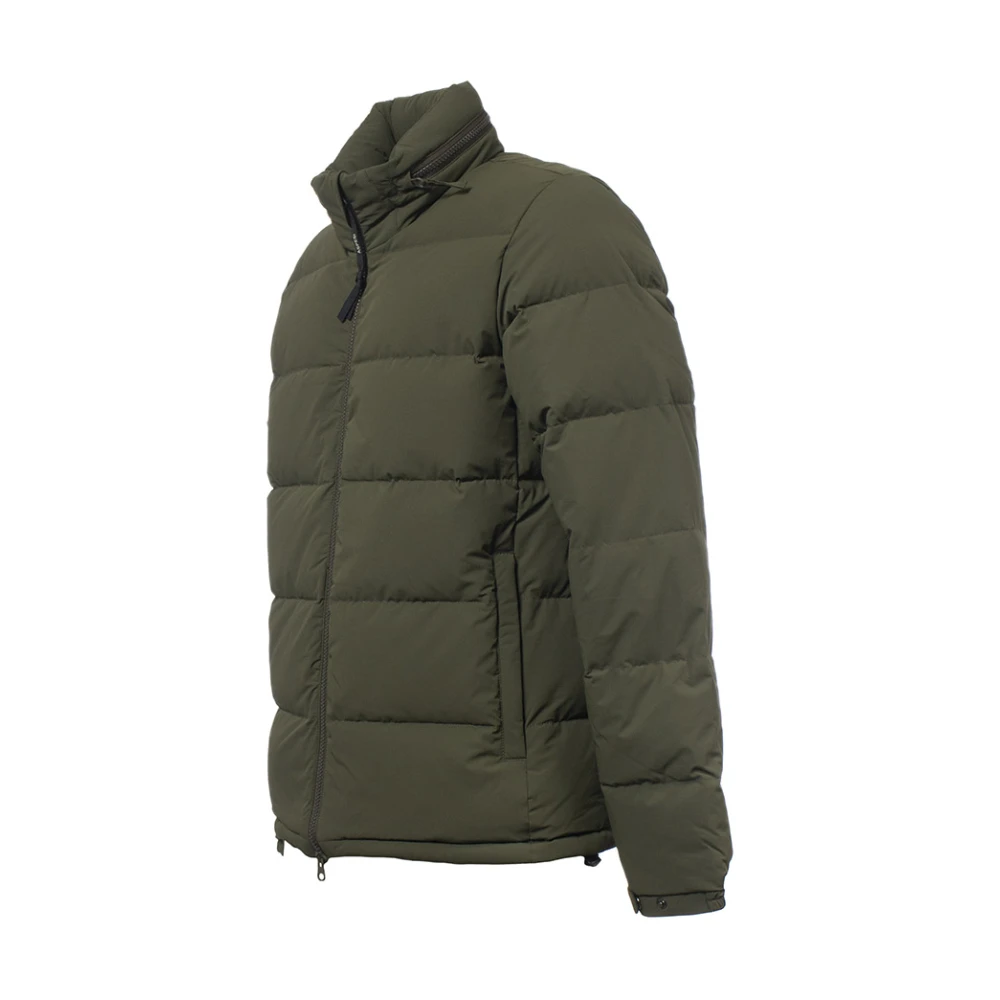 Aspesi Groene donsjas met capuchon Green Heren