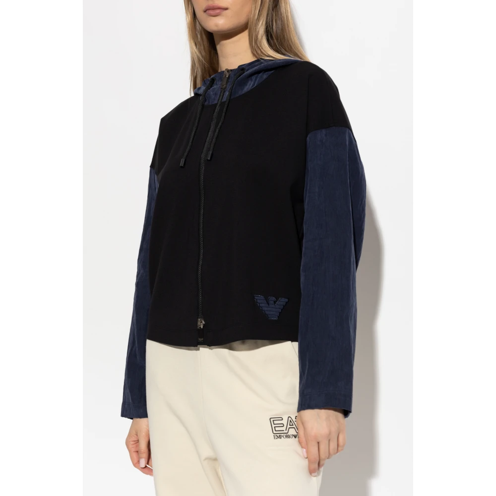 Emporio Armani Hoodie Blue Dames