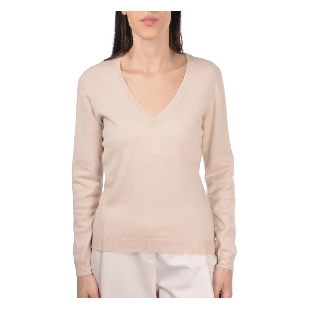 Gran Sasso Stijlvolle Pullover Sweater Beige Dames